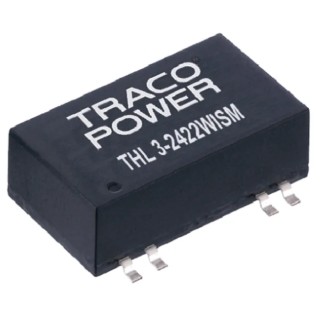 TRACOPOWER DC/DC Converter 15V DC Output 100mA, 36V DC Max Input, Surface Mount THL 3-2423WISM