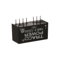 TRACOPOWER 3W Regulated Isolated Dual Output DC/DC Converter , 12V DC Output, 125 mA, 9-18V DC Input, SIP-8 PCB TMR 3-1222E