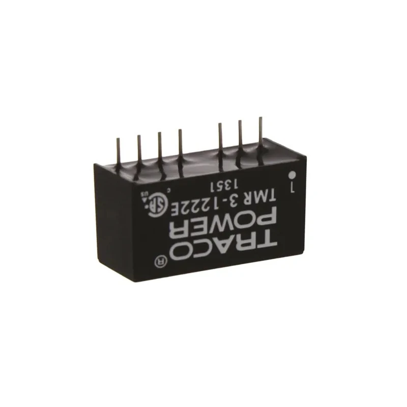 TRACOPOWER 3W Regulated Isolated Dual Output DC/DC Converter , 12V DC Output, 125 mA, 9-18V DC Input, SIP-8 PCB TMR 3-1222E