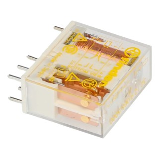 Finder PCB Force Guided Relay 5V DC Coil Voltage 2-Pole DPDT 50.12.9.005.5000