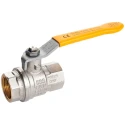 RS PRO Brass Threaded 2-Way Ball Valve BSPP 1-1/4 Inch 40 Bar 170°C 733-5164