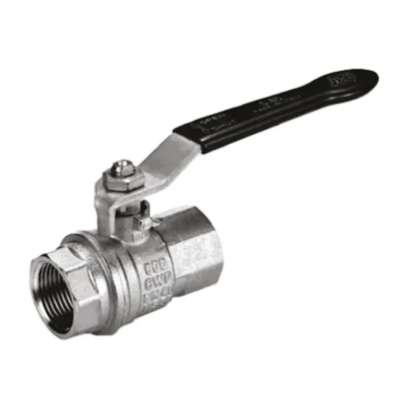 RS PRO Nickel Plated Brass Threaded Ball Valve BSPP 2 Inch 733-5195