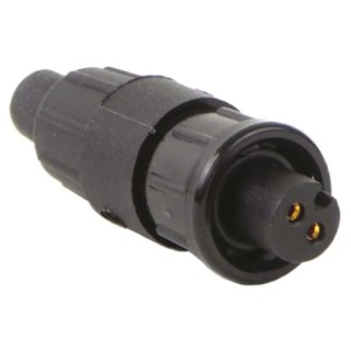 Switchcraft Circular Connector, 2 Contacts, Cable Mount, Subminiature Socket Female, IP67, 7.5A, 600V 16282-2SG-311