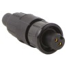 Switchcraft Circular Connector, 2 Contacts, Cable Mount, Subminiature Socket Female, IP67, 7.5A, 600V 16282-2SG-311