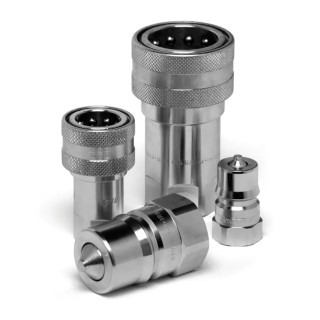 RS PRO Carbon Steel Hydraulic Quick Connect Coupling Female BSP 1/4 in, 350 bar 733-5592