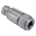 RS PRO Carbon Steel Hydraulic Quick Connect Coupling Female G 1/4 in, 420 bar 733-5621
