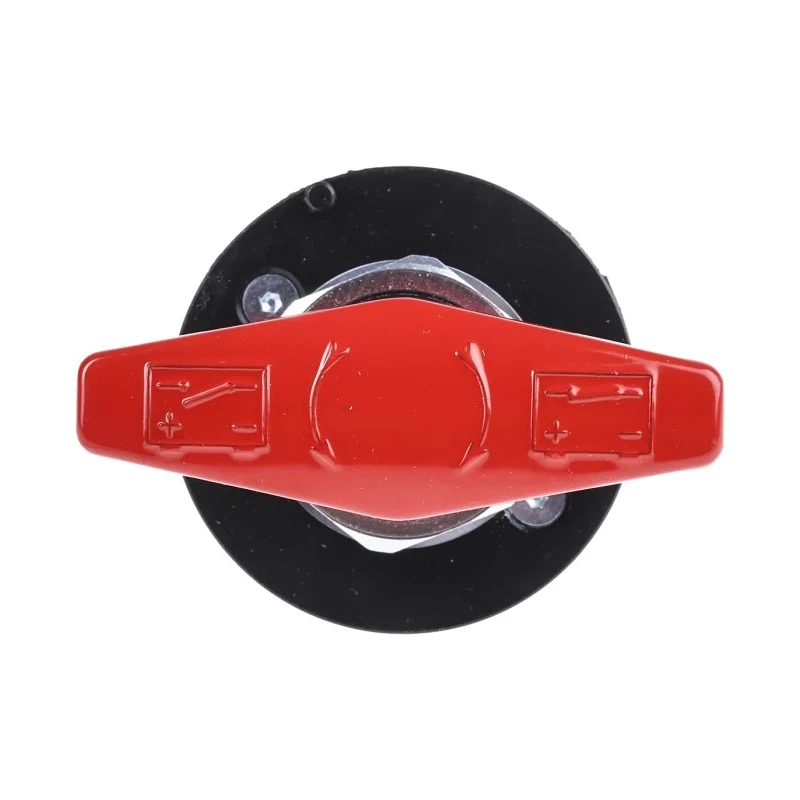 RS PRO 2-Pole Panel Mount Battery Isolator Switch, IP65, 2500A, 315A, Red Handle, Screw Terminal 733-5653