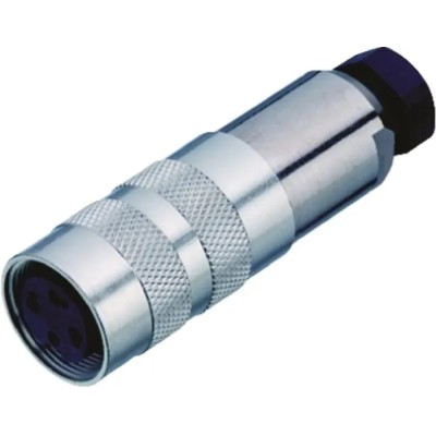 binder Industrial Circular Connector 3 Contacts Cable Plug Female M16 250V 7A IP67 Metal Housing 423 Series 99-5106-210-03