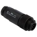 binder Circular Connector, 7 Contacts, Cable Mount, Plug Male, 10A, 250V, IP67, 693 Series RD24