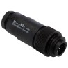 binder Circular Connector, 7 Contacts, Cable Mount, Plug Male, 10A, 250V, IP67, 693 Series RD24