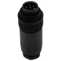 binder Circular Connector, 7 Contacts, Cable Mount, Plug Male, 10A, 250V, IP67, 693 Series RD24
