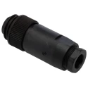 binder Circular Connector, 7 Contacts, Cable Mount, Plug Male, 10A, 250V, IP67, 693 Series RD24