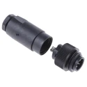 binder Circular Connector, 7 Contacts, Cable Mount, Plug Male, 10A, 250V, IP67, 693 Series RD24