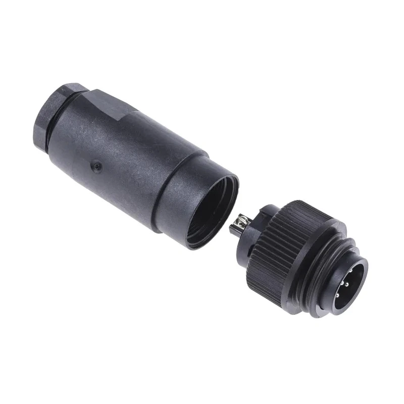 binder Circular Connector, 7 Contacts, Cable Mount, Plug Male, 10A, 250V, IP67, 693 Series RD24