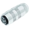 binder Circular Connector 3 Contacts Cable M16 Plug Female IP67 423 Series 99-5106-40-03