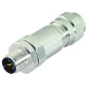 binder Industrial Circular Connector Circular, 4 Contacts, Cable Mount, M12 Size, Socket Male, IP69K 99-1429-992-04
