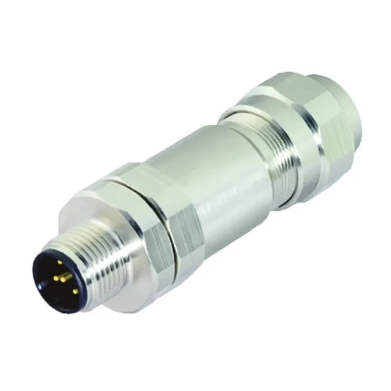 binder Industrial Circular Connector Circular, 4 Contacts, Cable Mount, M12 Size, Socket Male, IP69K 99-1429-992-04