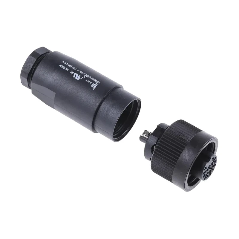 binder Circular Connector 7 Contacts Cable Socket Female IP67 250V 10A Screw Clamp Termination RD24 693 Series 