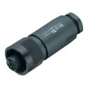 binder Circular Connector 7 Contacts Cable Socket Female IP67 250V 10A Screw Clamp Termination RD24 693 Series 