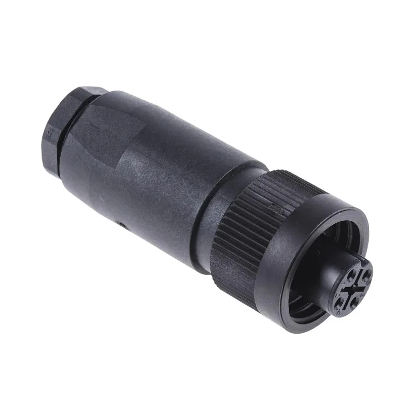 binder Industrial Circular Connector 4 Contacts Cable Socket Female IP67 16A 400V RD24 693 Series RD24