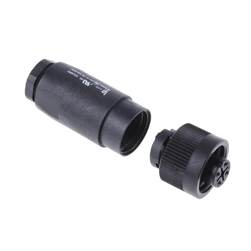 binder Industrial Circular Connector 4 Contacts Cable Socket Female IP67 16A 400V RD24 693 Series RD24