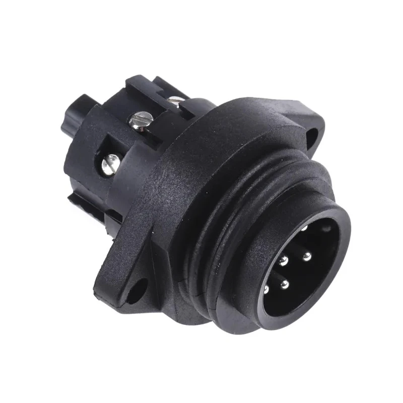 binder 7-Contact Panel Mount Male Socket Power Connector IP67, M3, 250V 10A 693 Series 09-4219-00-07