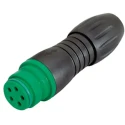 binder Circular Connector, 3 Contacts, Miniature Cable Plug, Female, IP67, 720 Series 99-9106-70-03