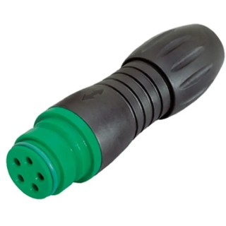 binder Circular Connector, 3 Contacts, Miniature Cable Plug, Female, IP67, 720 Series 99-9106-70-03