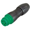 binder Circular Connector, 3 Contacts, Miniature Cable Plug, Female, IP67, 720 Series 99-9106-70-03