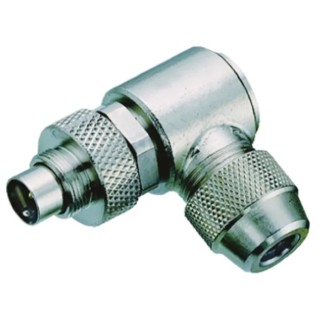 binder Circular Connector 3 Contacts M9 Cable Socket Male IP67 Metal Housing 125V 4A Screw-On 712 Series 99-0405-75-03