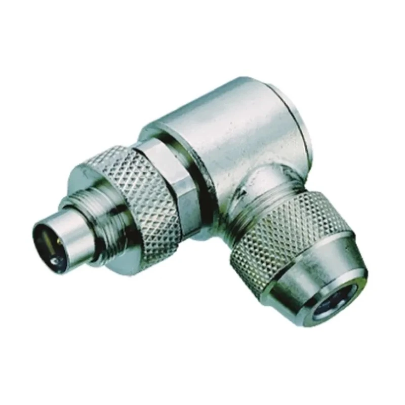 binder Circular Connector 3 Contacts M9 Cable Socket Male IP67 Metal Housing 125V 4A Screw-On 712 Series 99-0405-75-03