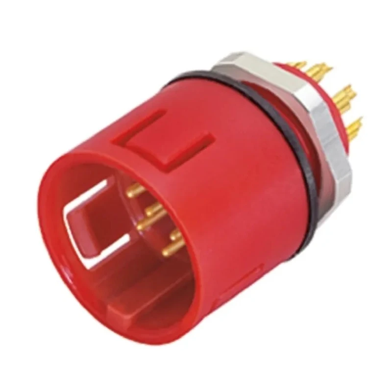 binder Circular Connector, 8 Contacts, Panel Mount, Miniature Socket, Male, IP67, 720 Series 99-9127-50-08