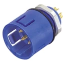 binder Miniature Circular Connector 3 Contacts Panel Mount Socket Male IP67 720 Series 99-9107-60-03