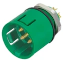 binder Industrial Circular Connector Miniature Panel Mount Socket Male 3 Contacts IP67 250V 7A 99-9107-70-03