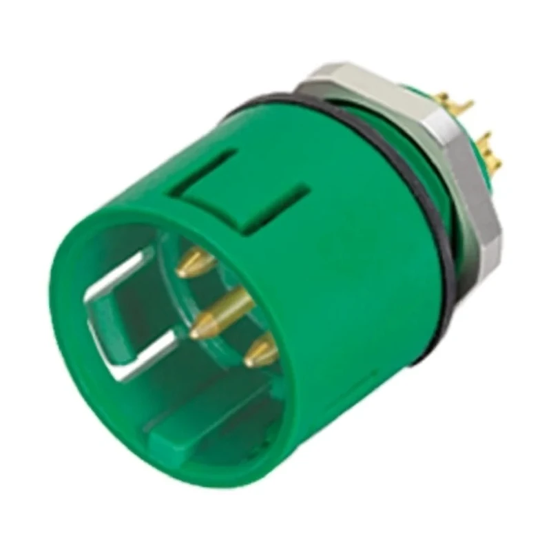 binder Industrial Circular Connector Miniature Panel Mount Socket Male 3 Contacts IP67 250V 7A 99-9107-70-03