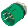 binder Industrial Circular Connector Miniature Panel Mount Socket Male 3 Contacts IP67 250V 7A 99-9107-70-03