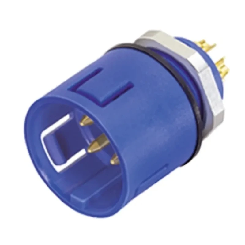binder Circular Connector Miniature Panel Mount Socket Male 5 Contacts 125V IP67 720 Series 99-9115-60-05