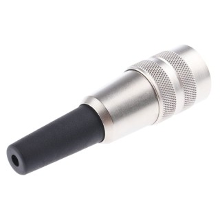 binder Circular Connector 2 Contacts Cable Mount M16 Socket Female IP40 Metal Housing 680 Series 09-0302-00-02