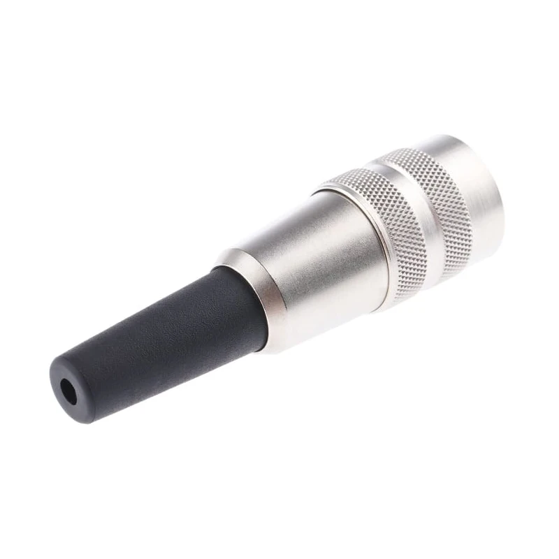 binder Circular Connector 2 Contacts Cable Mount M16 Socket Female IP40 Metal Housing 680 Series 09-0302-00-02
