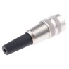 binder Circular Connector 2 Contacts Cable Mount M16 Socket Female IP40 Metal Housing 680 Series 09-0302-00-02