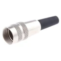 binder Circular Connector 2 Contacts Cable Mount M16 Socket Female IP40 Metal Housing 680 Series 09-0302-00-02