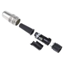 binder Circular Connector 2 Contacts Cable M16 Plug Male IP40 680 Series 09-0301-00-02