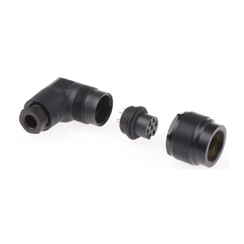 binder Circular Connector 7 Contacts Cable M16 Socket Female IP67 723 Series 99-0126-106-07