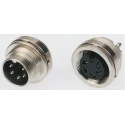 binder Circular Connector Panel Mount 16 Contacts Socket Male M16 IP40 680 Series 09-0339-00-16