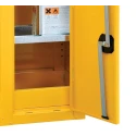 RS PRO Yellow Steel Lockable 2 Door Hazardous Substance Cabinet 900 mm x 900 mm x 460 mm 733-4903