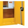 RS PRO Yellow Steel Lockable 2 Door Hazardous Substance Cabinet 900 mm x 900 mm x 460 mm 733-4903