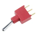 RS PRO PCB Mount On-On SPDT Toggle Switch, Through Hole Terminal, 12 V dc, 112 V ac 734-6962