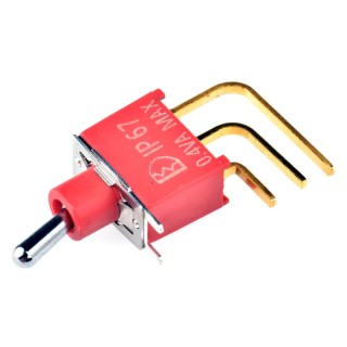 RS PRO Toggle Switch PCB Mount On-On SPDT Through Hole Terminal 12 V dc 112 V ac 734-6974