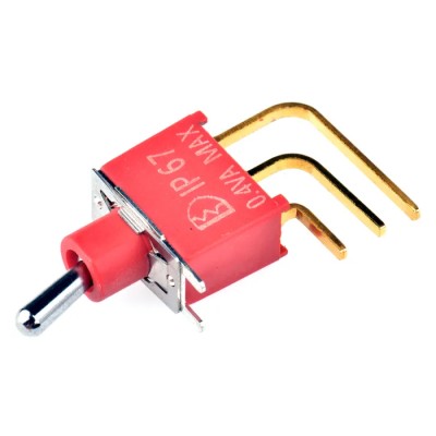 RS PRO Toggle Switch PCB Mount On-On SPDT Through Hole Terminal 12 V dc 112 V ac 734-6974