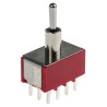 RS PRO Toggle Switch PCB Mount On-On-On 4PDT Through Hole Terminal 20 V dc 112 V ac 734-7012